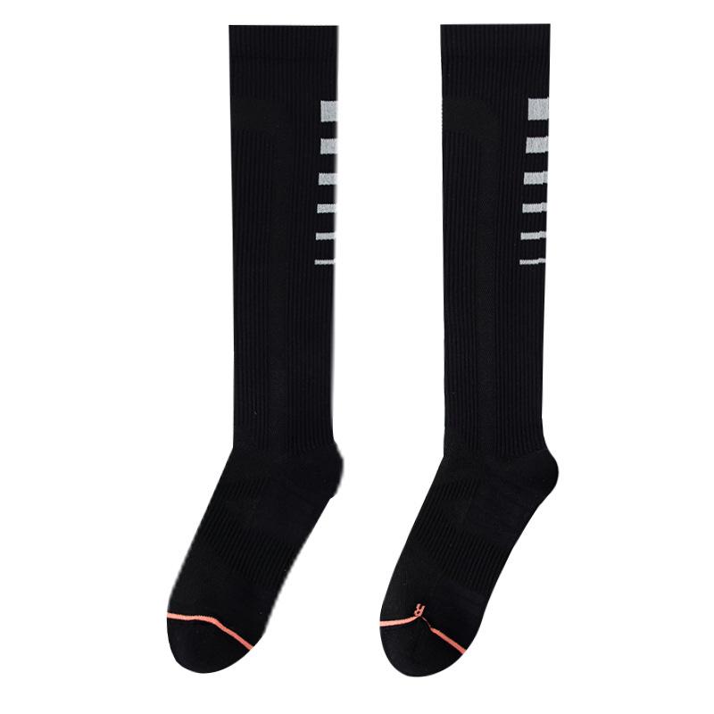 Ladies Spring and Autumn Sports Fitness Running Marathon Yoga Football Thin Leg Calf Pressure Socks