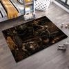 Viking King with Wolves Design Rug Non-slip rug suitable for living room and bedroom sofas