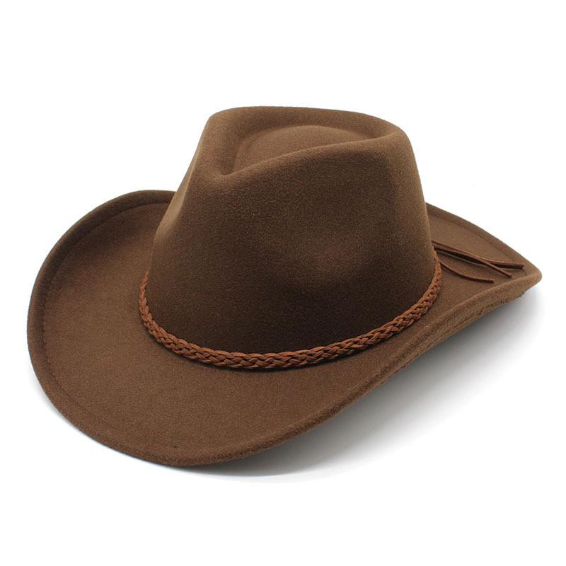 Cappello in Feltro di Lana a Tesa Larga per Uomo Donna Protezione Solare Estiva Abbigliamento Casual