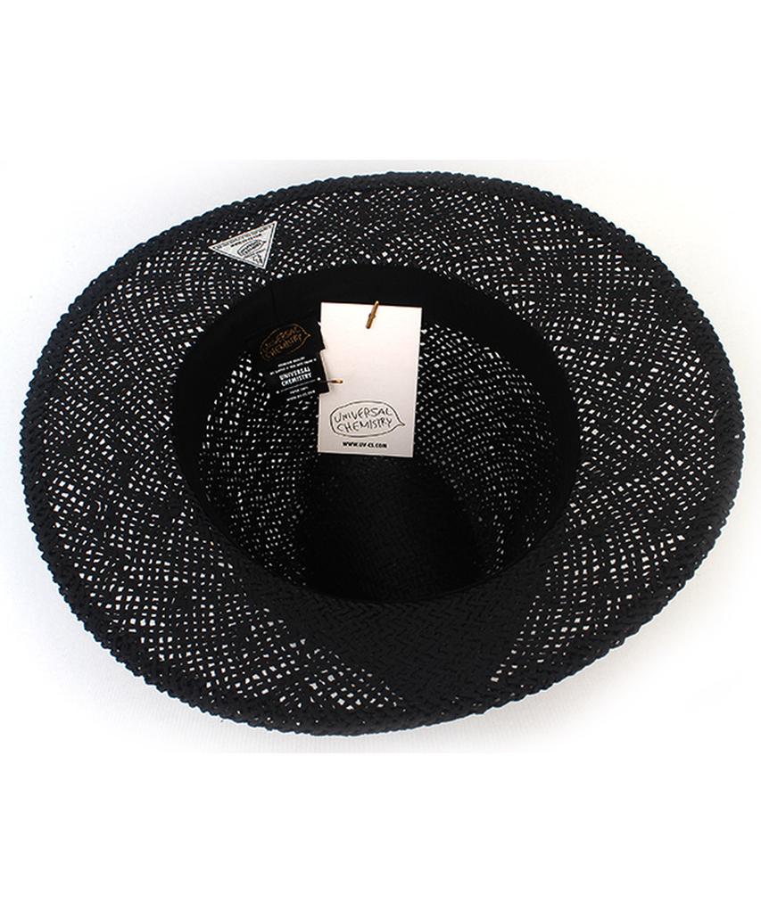 Yunibeosyeolkemiseuteuli Swing Basic Black Simple Fedora Summer Fedora