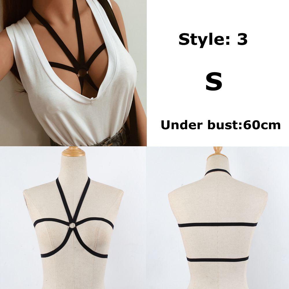 Noua Bralette Bustier Belt Lenjerie Sexy Bandage Sutien Cage Harness Push Up Crop Top