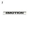 3D Metal 4MOTION Rear Trunk Boot Emblem Badge Sticker Decals Accessories