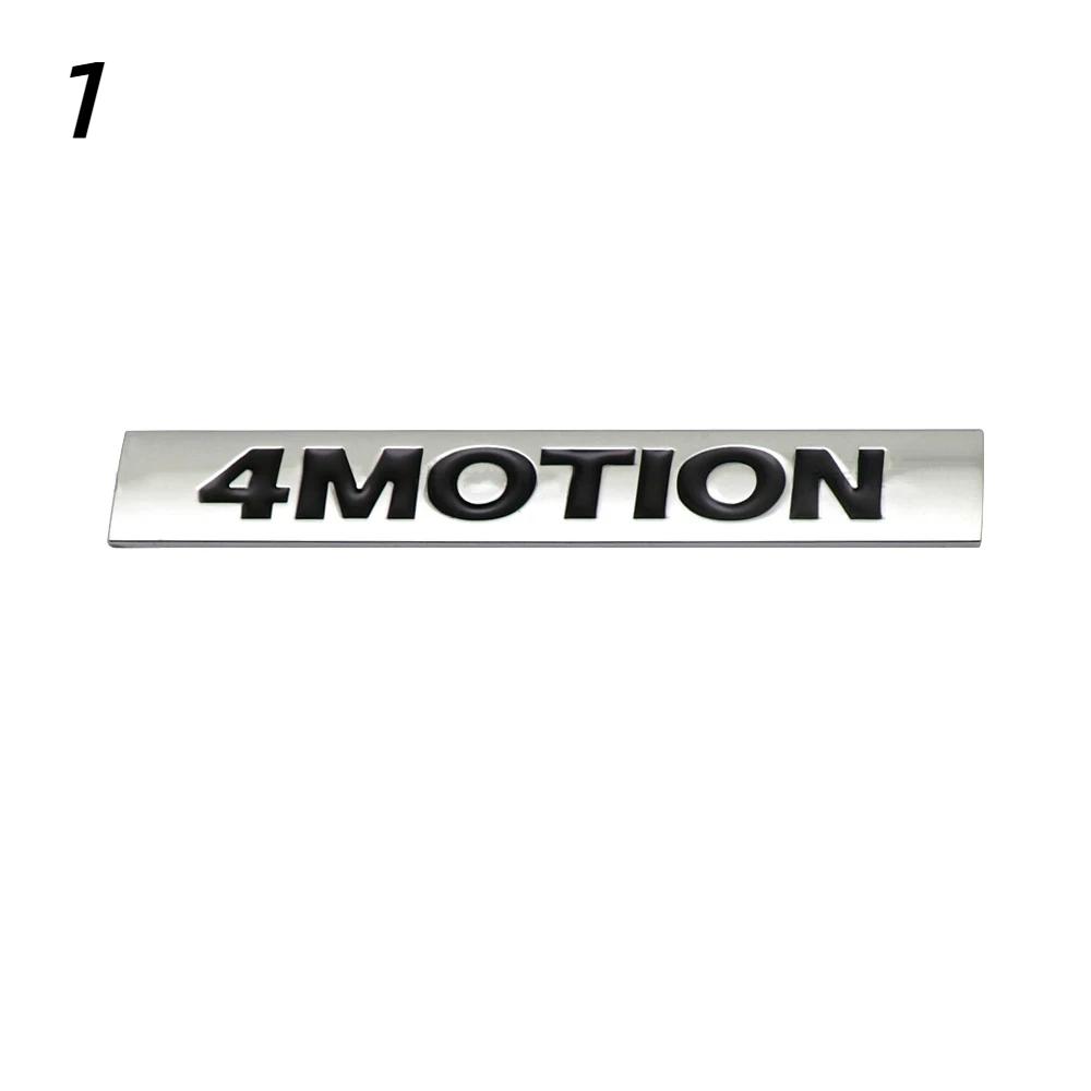 3D Metal 4MOTION Rear Trunk Boot Emblem Badge Sticker Decals Accessories