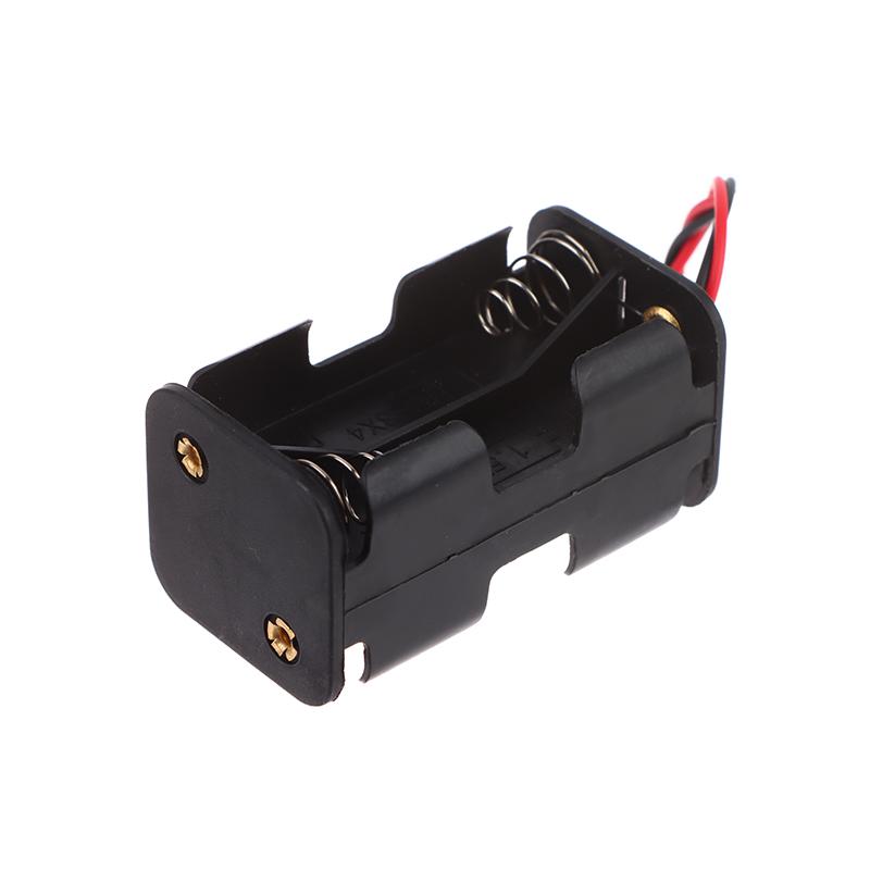 High Quality Aa Battery Holder 6V For 4 X Aa Batteries Black Aa Battery Case