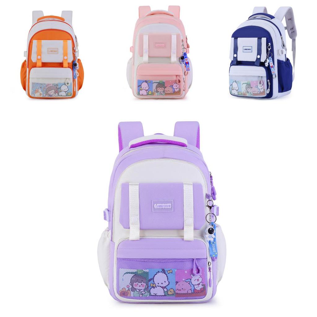 School Backpack For Middle School Students With Large Capacity And Lightweight Nylon Design For Daily Use