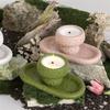 Stone Patterned Tray Candle Cup Mold Resin Casting Silicone Mold DIY Gypsum Cement Tray Silicone Resin Mold