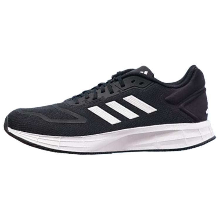 New Adidas Duramo 10 Abrasion Resistant Rebound Low Top Casual Running Shoes Men's Black White KJ4020