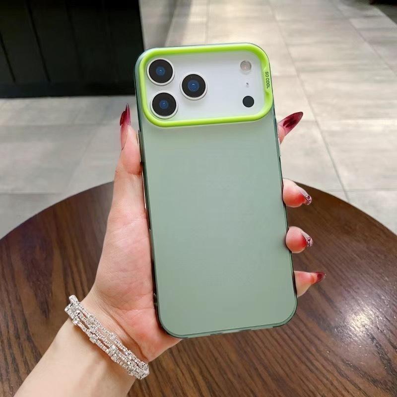Matte Frosted AG Glass Phone Case for iPhone 16 Pro Max, Shockproof Anti-Fingerprint Slim Cover