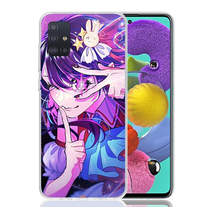 

Japan Anime Oshi No Ko Phone Case for Samsung Galaxy A52 A51 A50S A12 A22 A32 A72 A10S A30S A31 A71 Note 20 Ultra 10 Plus S10 Ga Samsung A52S 5G