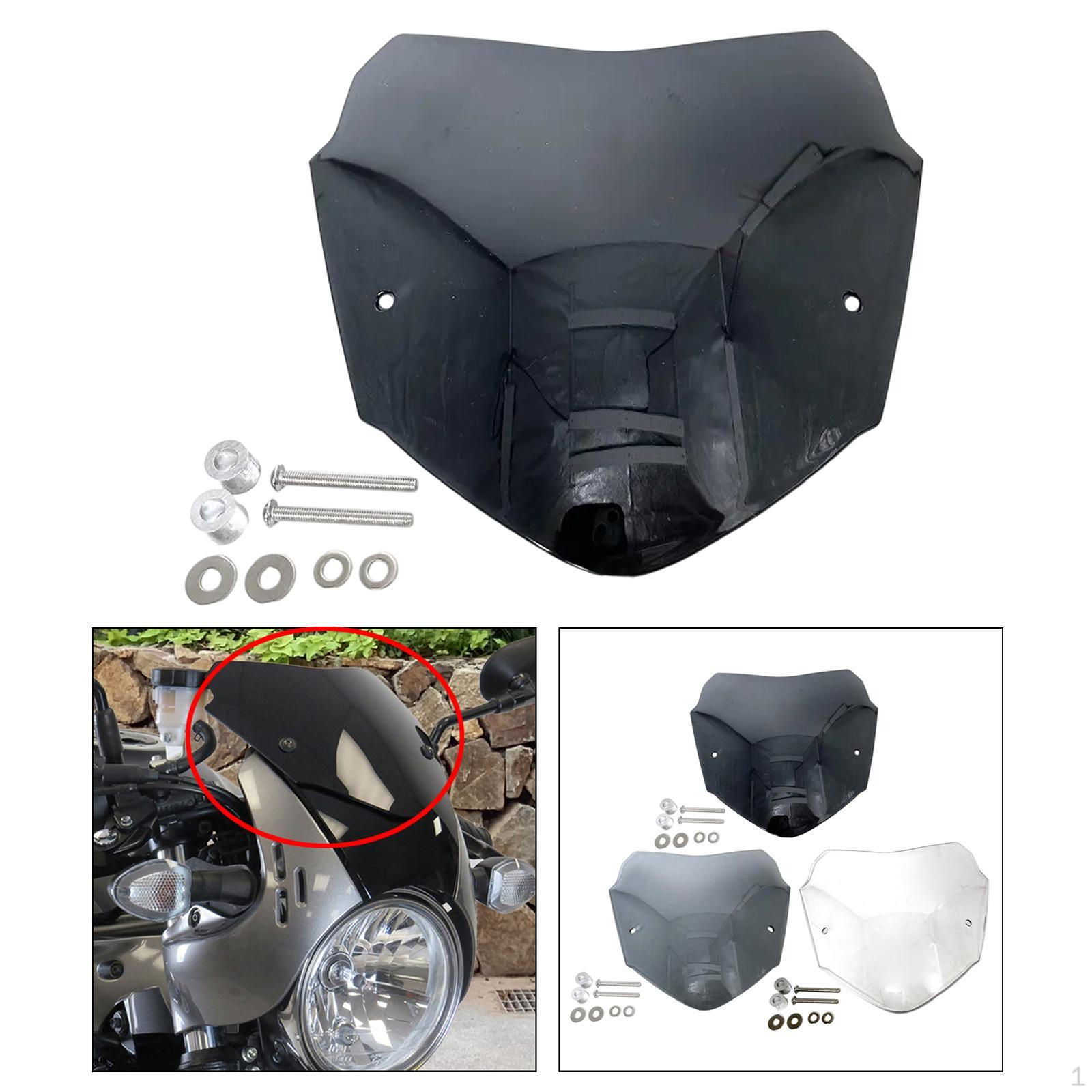 

Расширенный дефлектор ветрового стекла мотоцикла Стабильная замена деталей мотоцикла ACC ветровое стекло чёрный