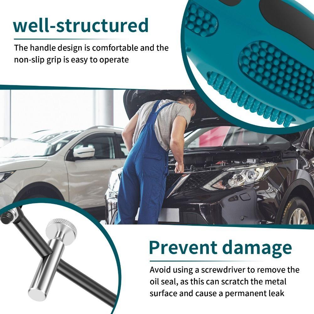 

Repair Tools Shaft Seal Puller 58430 Bearing Puller Adjustable Shaft Type Seal Car зелений