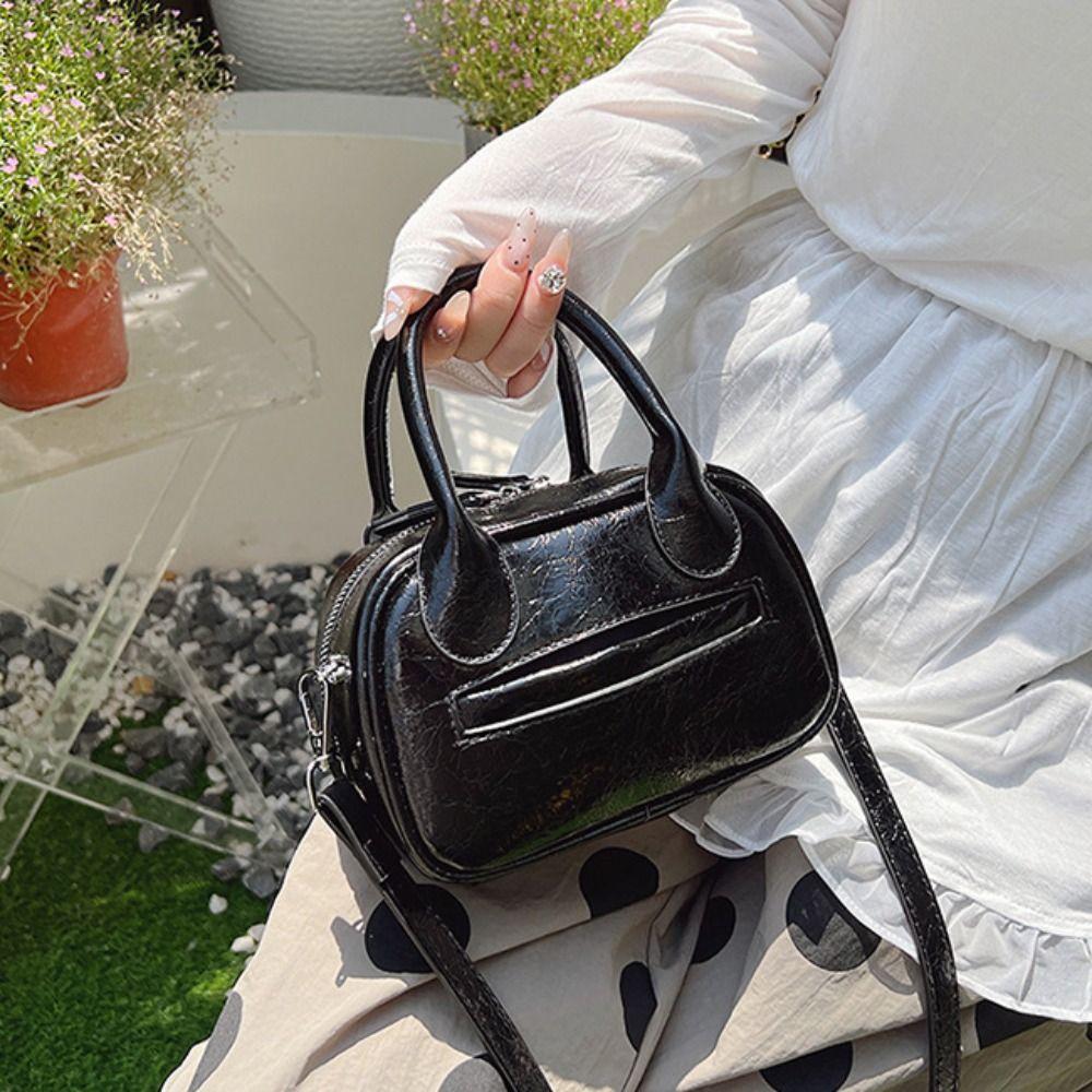 

Сумка-боулинг, сумка через плечо, серебристая, из искусственной кожи, квадратная, роскошная, сумка через плечо, Boston, дорожная style2