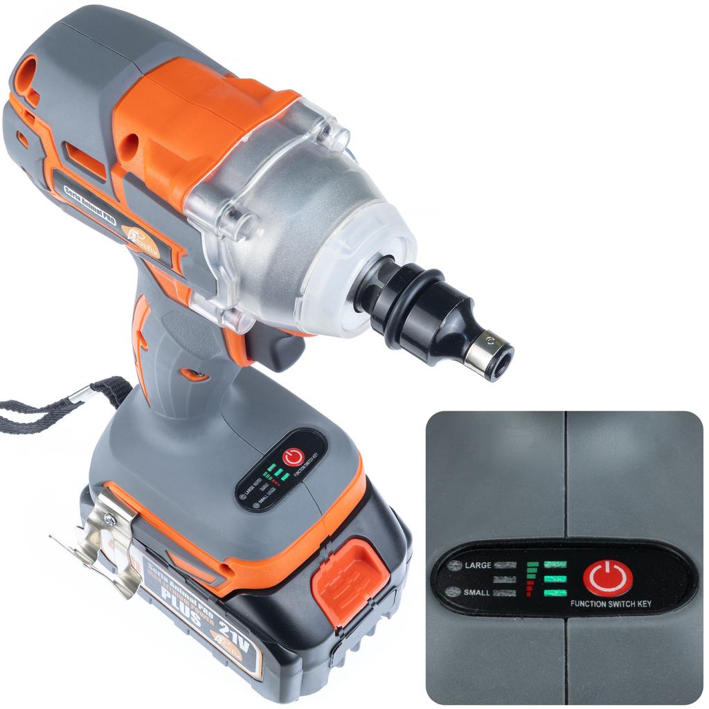 Rosfix Akumulatorowy Klucz Udarowy Orange Doberman 21V OD21V – Moment Obrotowy 350 Nm | 2x Akumulator 4Ah Max Lithium Power | Ergonomiczny Design