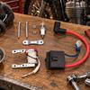49Cc 60Cc 80Cc Motorcycle Ignition Coil Assembly with Wire Terminal Connections for Comparing the Existing Part Before Ignition Repair or Replacement