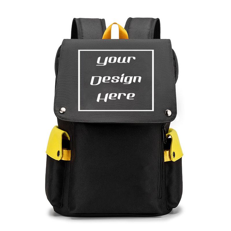 

Модный рюкзак с индивидуальной печатью Милый для начальной и средней школы Молодежная дорожная наплечная сумка