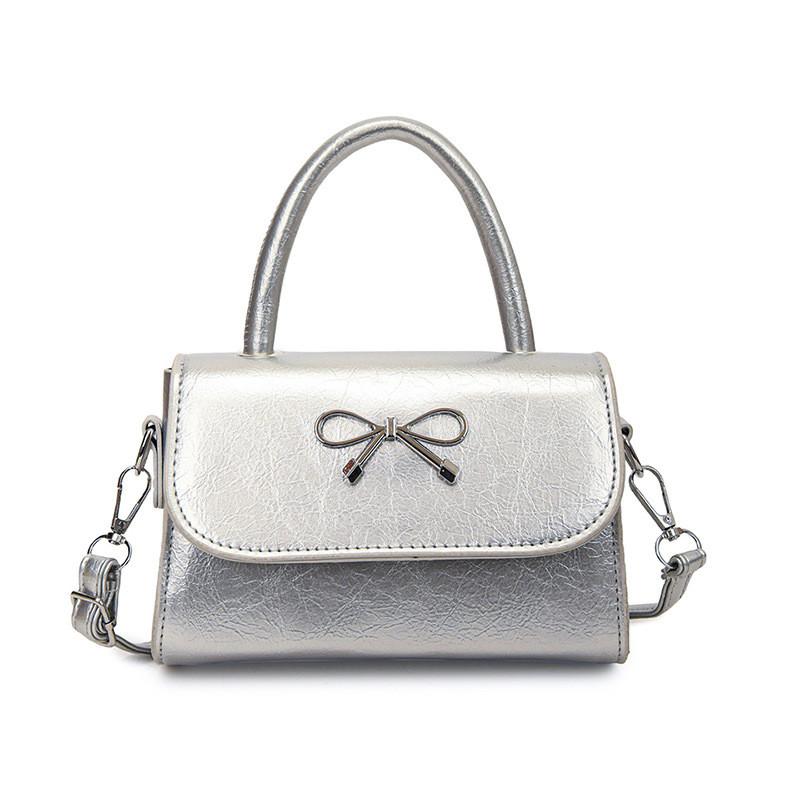 Butterfly Knot Trendy Handbag Small Pu Shoulder Crossbody For Casual Outings
