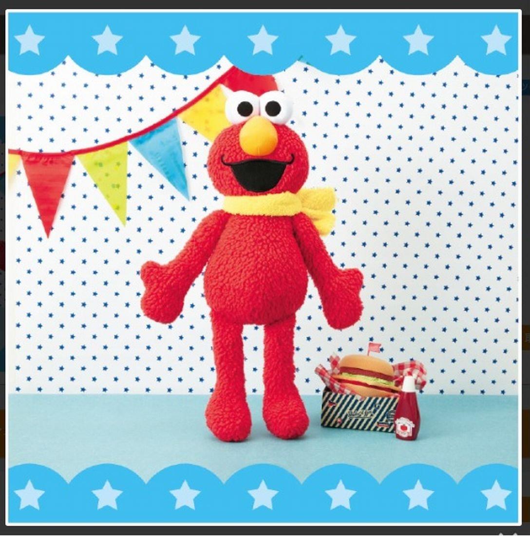 

Улица Сезам Элмо Большой Плюшевый Теплый Шарф Общая Высота 60см Прибл.