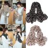 Women Girls Chiffon Scarf Gift Kitten Shawl Scarf Fashion Cartoon Cat Printed Scarf