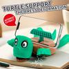 DIY Assembly Panicked Turtle Coaster Press Turtle Cup Pad Quirky Toys  Small Gifts