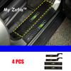 For HAVAL H5 2023 2024 2025 Car ABS Carbon Fiber Door Sill Sticker Threshold Pedal Anti-scratch Interior Decoration Accessorie