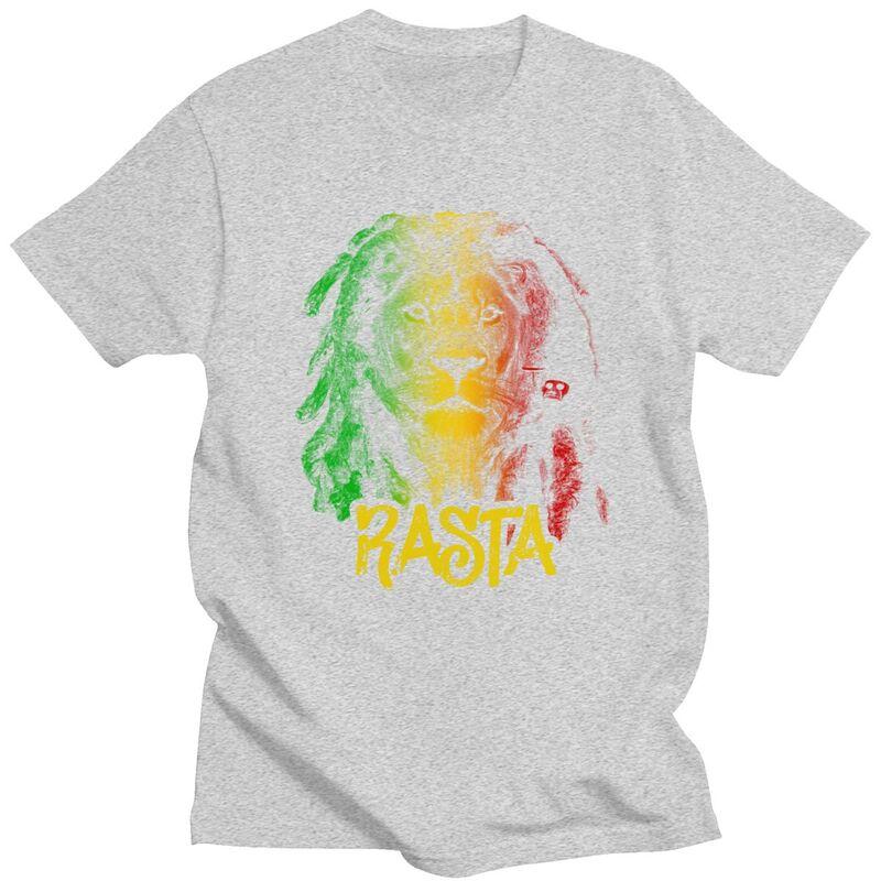 Custom Jamaica Flag Rasta T Shirts Unisex Pure Cotton Tees Jamaican Pride Tshirts T-shirt