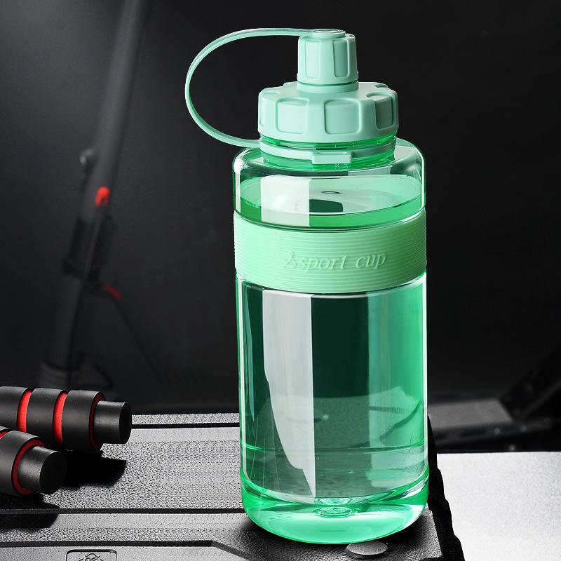 

Sports Fitness Large Capacity Water Cup Heat-resistant Outdoor Portable Healthy Material Sealed Leak Proof Straw Water Bottles 600ML