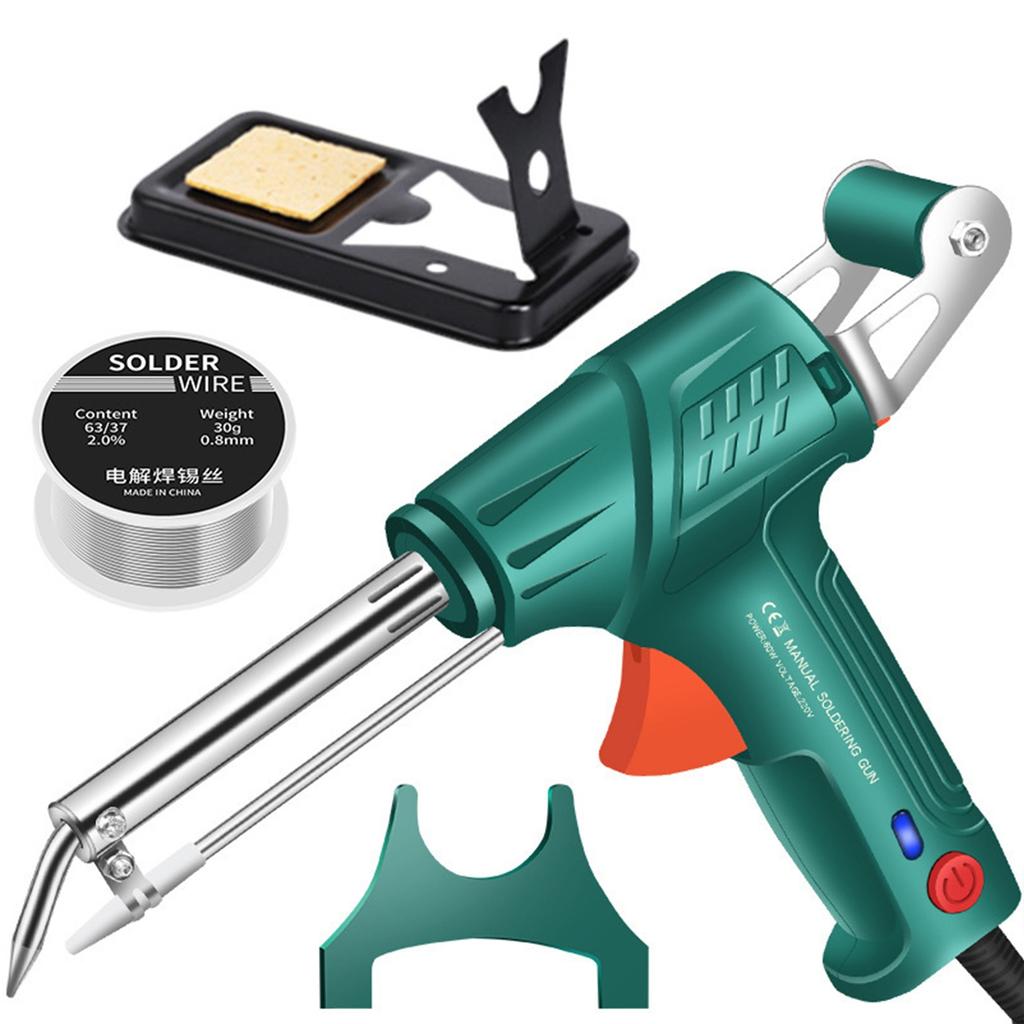 60W 110V/220V Electric Soldering Irons Multi-function Soldering Iron Soldering Gun Set Internally Heated Industrial Welding Tool