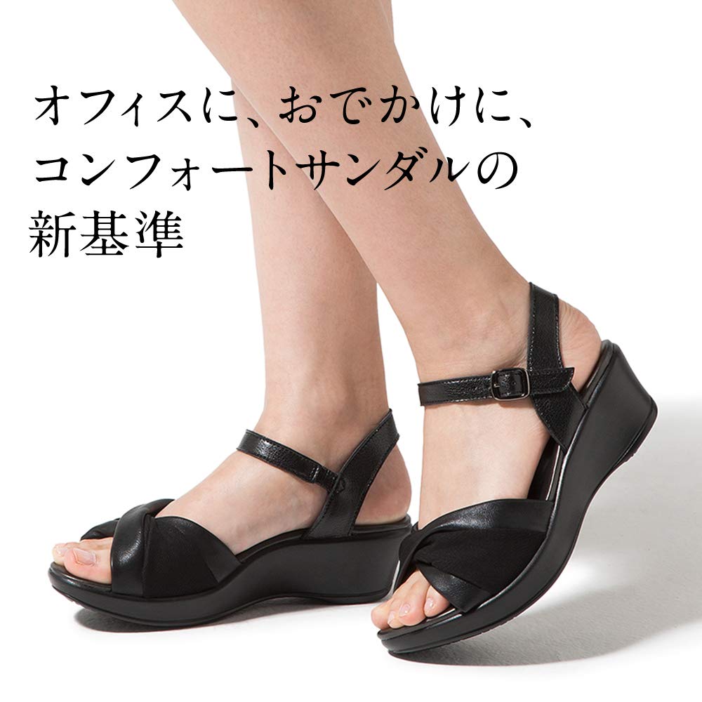 AKAISHI Arch Fitter 136 Comfort Back Size L Belt, Black, (24.0-24.5)