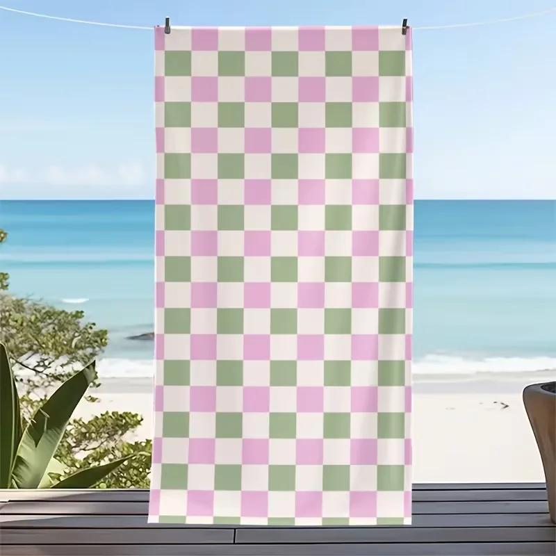 Cute Cats Pool Party Print Beach Towel Quick Dry Super Absorbent Lightweight For Summer Pool