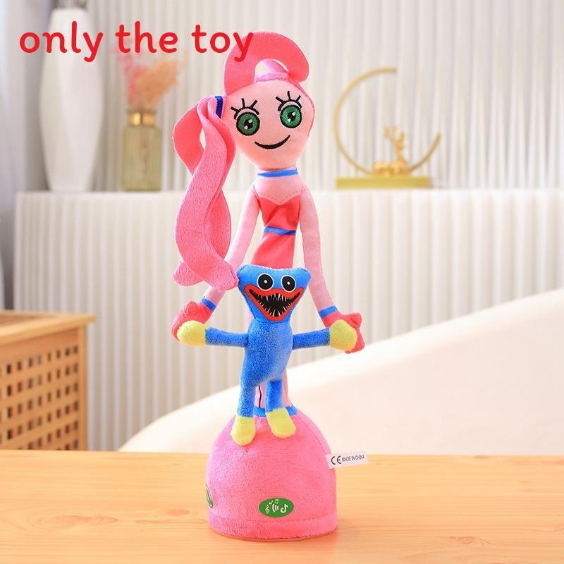 Plüschtier Rose Cow Rabbit Esel mit Tanz- und Sprachwiedergabe – Geschenk für Kinder