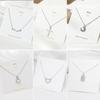 Naszyjnik Dongdaemun Floral Pearl Diamond Star & Moon Antler dla kobiet