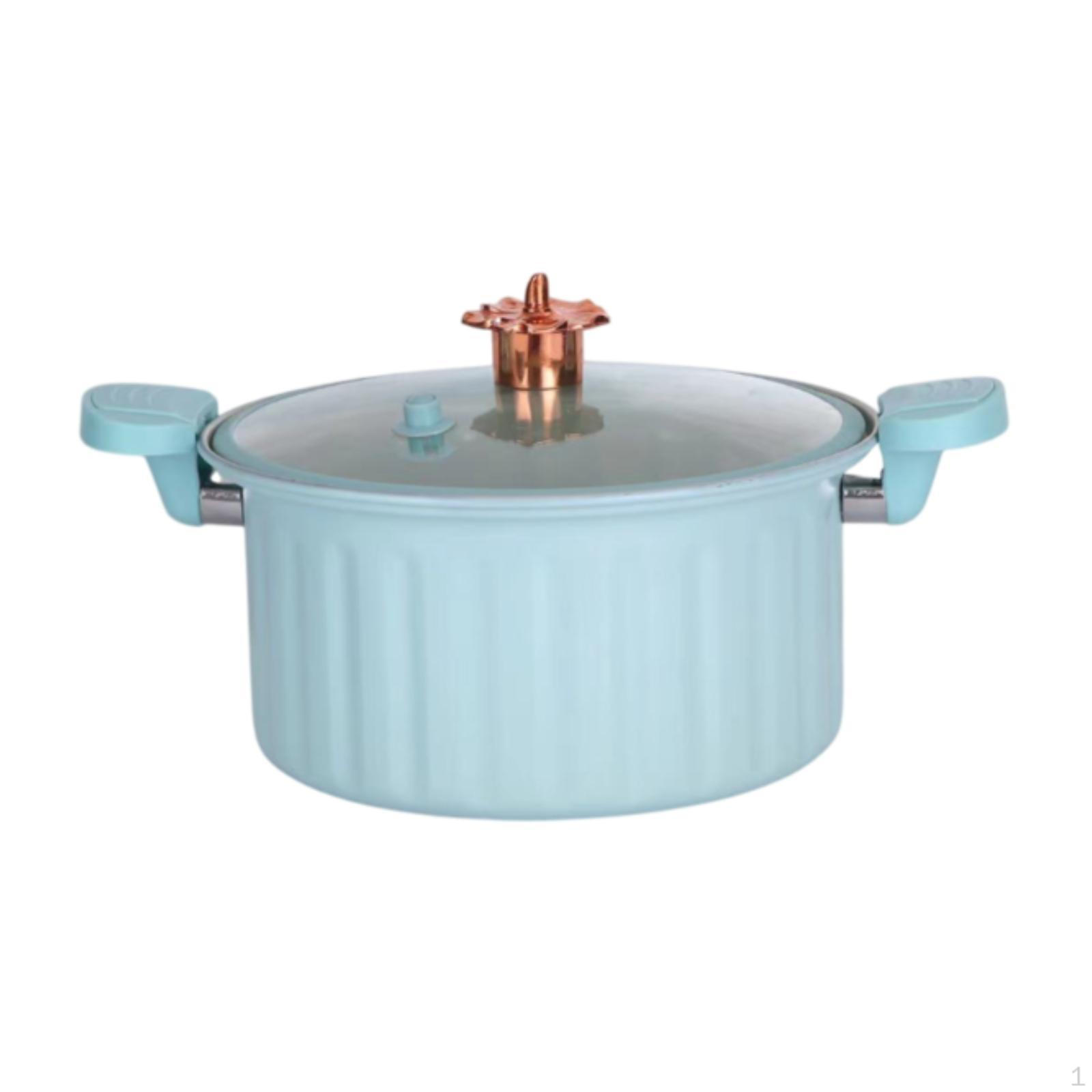 

Залізна сотейниця з дизайном, який легко очищається, ідеально підходить для приготування їжі на кухні та в кемпінгу синій