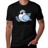 Stay Coo Pigeon Cool Pigeon Funny Pigeon Gifts Humor Bird Cool Bird Tshirt Simple Solid Color Crew Neck Tee