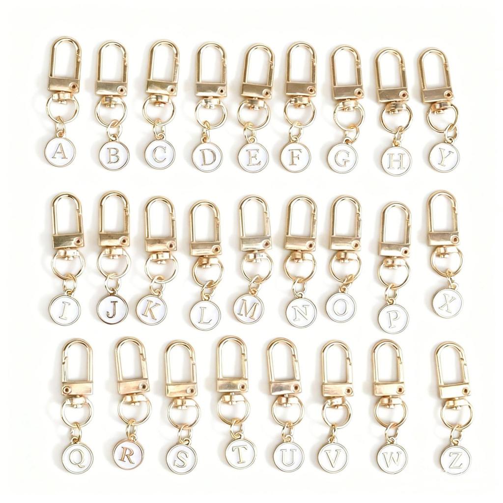 Letter Butterfly Keychain Backpack Pendant Gift for Best Friends Couple Family Keychain Pendant