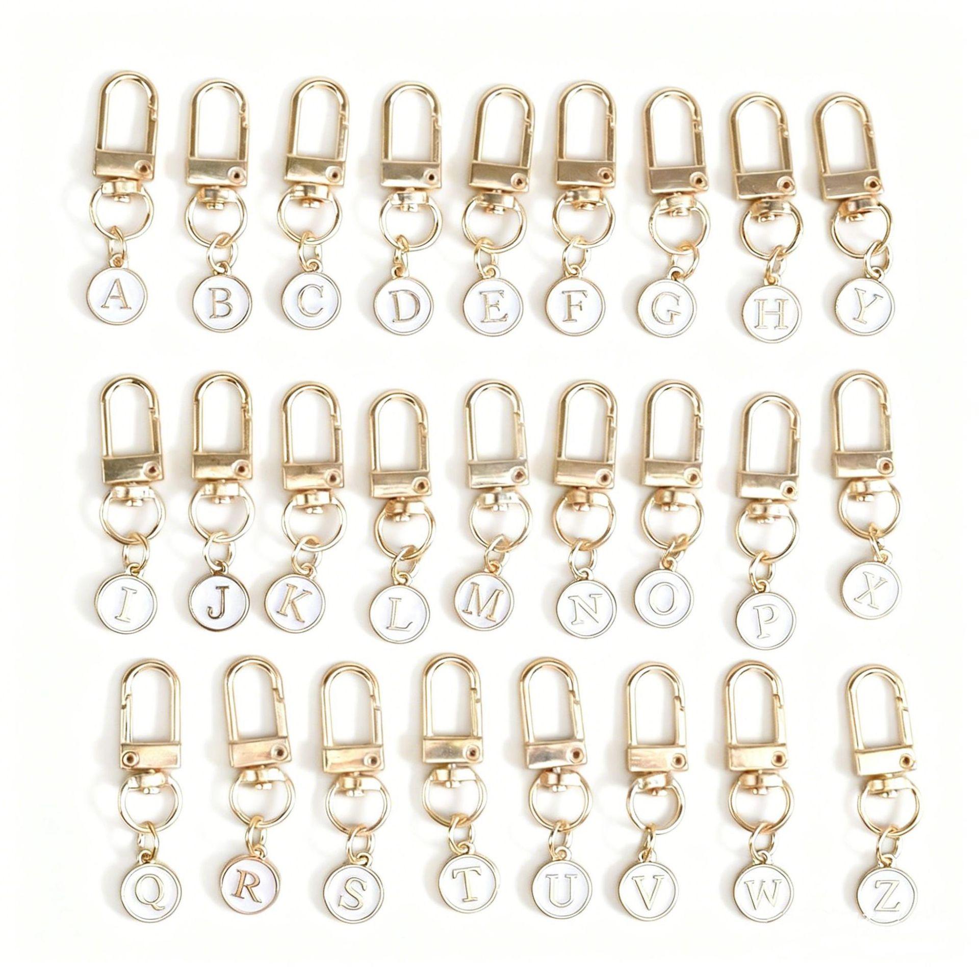 Ключница-бабочка с буквой, подвеска для рюкзака, подарок для лучших друзей, пары, семьи, подвеска на ключи A