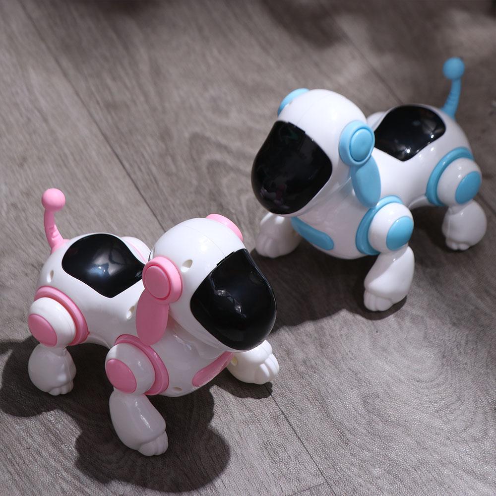 Puzzle Toy Smart Dog Pet Toy with LED Robot Electronic Dog  Valentine's Birthday