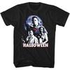Halloween Horror Movie Pattern T-shirt Suitable for Both Men and Women In All Seasons, Casual and Fashionable Streetwear