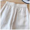Khaki High-Waisted Wide-Leg Pants for Women - Spring/Summer 2025: Versatile, Slimming, Loose-Fit, Nine-Point Length