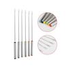 Yosoo Fondue Forks, Fondue & Fountain Forks, Set of 6, Long Picks for Cheese Fondue, Stainless Steel, Safe, Corrosion-Resistant, Durable