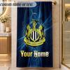 Plaj Havlusu Newcastle United FC Özel İsim Yazısı Kişiselleştirilmiş Yumuşak Havlu Plaj Havuzu İç Mekan Ev Dekorasyonu Hediye