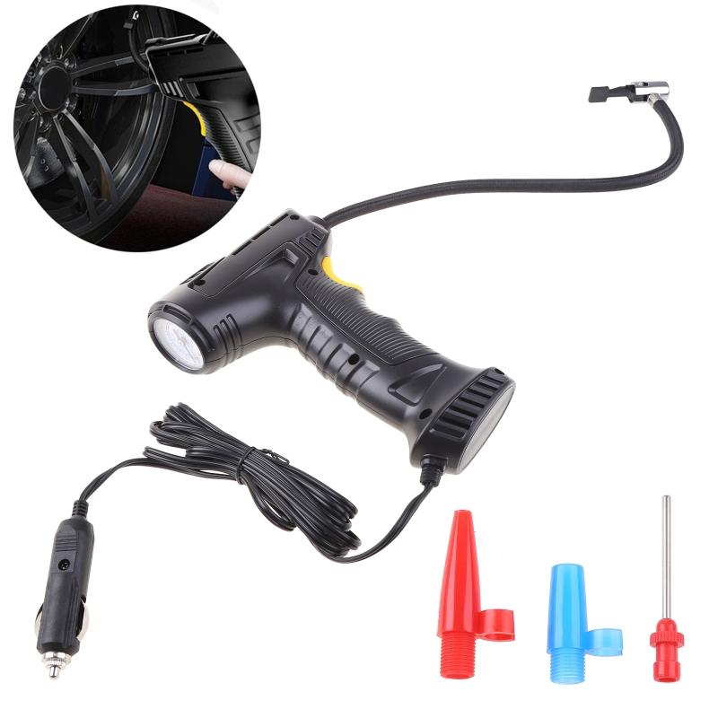 

120 Вт автомобильный воздушный насос портативный мотоциклетный шиномонтажный компрессор работающий на литий-ионном аккумуляторе 2000 мАч воздушный насос