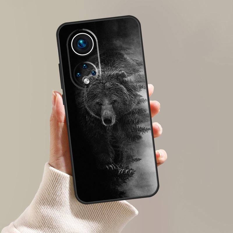 Grizzly Bear Case For Honor Magic 5 Pro 10 50 70 90 Lite X7 X8 X9 X6a X7a X8a X9a Magic 4 Lite Coque
