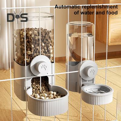 2 Teile/satz Hängen Automatische Lebensmittel Wasser Dispenser Käfig Pet Feeder Waterer Kennel Fütterung Station für Welpen Katzen Kaninchen Frettchen