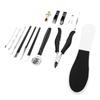 14 Pcs Toenail Care Kit Stainless Steel Toenail Removal Kit with Clippers Scrapers Lifter Ear Spoon Cuticle Pusher