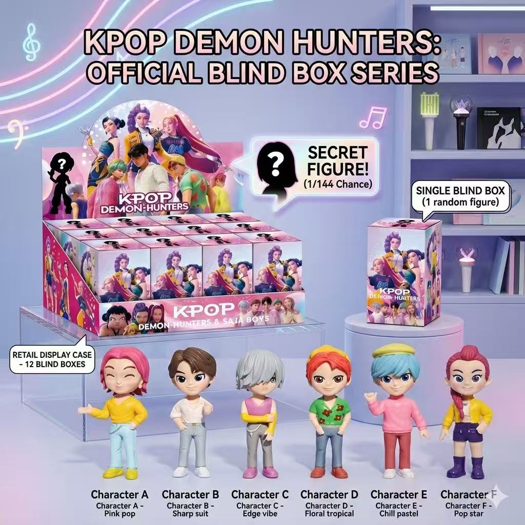 Hot Toys Dolls Kpop Devil Hunter Rumi Zoe Mira Anime Polyvinyl Chloride Character Collection DIY Handmade Toys Girl Gifts