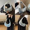 New Stylish Canvas Shoulder Bag For Women In Blue Perfect For Fall Fashion Trends