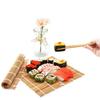 Set de 9 bucăți de covorașe pentru împrăștiat orez, bețișoare din bambus, set de preparare a sushi