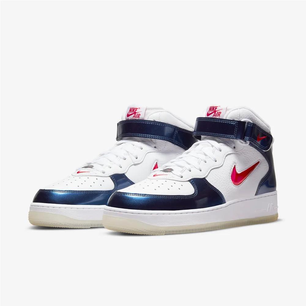Nike Air Force 1 Mid QS University Red and Midnight Navy DH5623-101