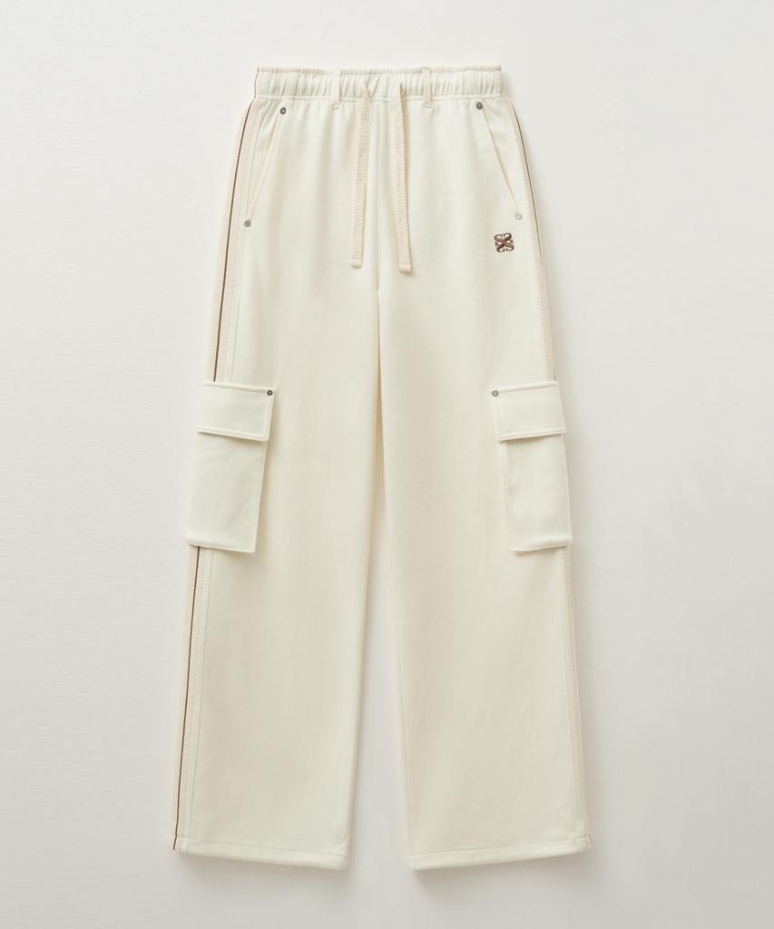 Seteo Roton Cargo Track Pants Resort Cream