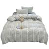 Fresh Spring/Autumn Cotton Girlish Bedding: 3-Piece Duvet Cover and Sheet Set, All-Season Comfort